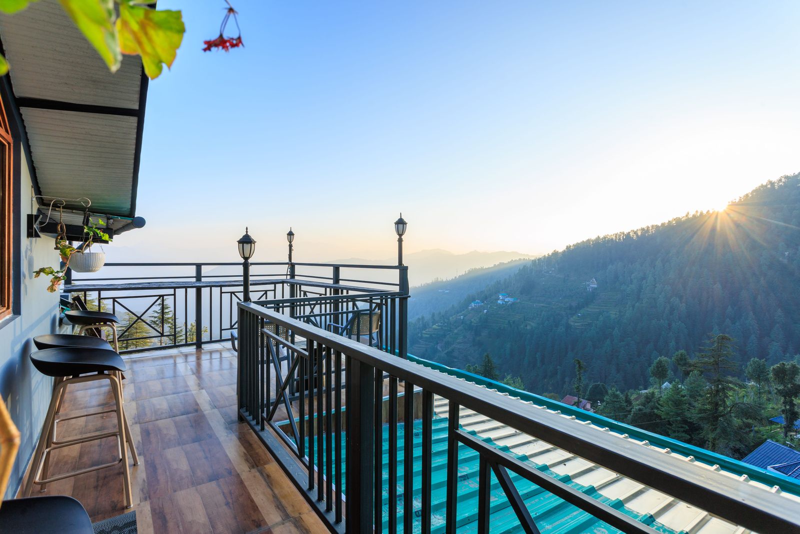 Balcony at golden hour